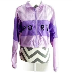 Tic Toc crop windbreaker